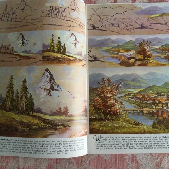 Lot of 6 art books Water Foster coffee table books learn how to draw & paint - Picture 13 of 13